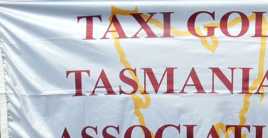 SECOND TASMANIAN TAXI GOLF ASSOCIATION FLAG.
